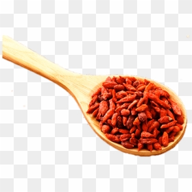 Spoonful Of Goji Berries Clip Arts - Goji, HD Png Download - wooden spoon png
