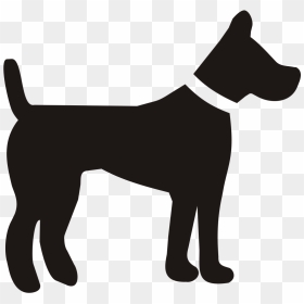 File - Dog - Svg - Silhouette Dog Clipart, HD Png Download - dog collar png