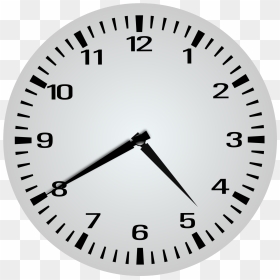 Clock Face - Three Forty - 3 - 40 Clipart - Clock At 5 55, HD Png Download - clock face png