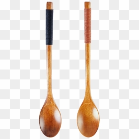 Net Red Spoon Wood Spoon Adult Meal Long Handle Soup - Wood, HD Png Download - wooden spoon png