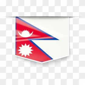 Flag Of Nepal National Flag Nepali Language - Old Flag Of Nepal, HD Png Download - korean flag png