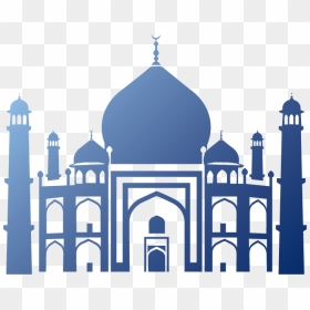 Halal Mosque Islamic Architecture - Mosque Png, Transparent Png - cross silhouette png