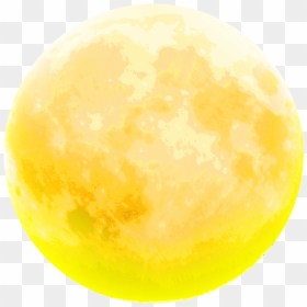 Golden Sun, Stars And Moon, Sunlight - Moon, HD Png Download - moon.png