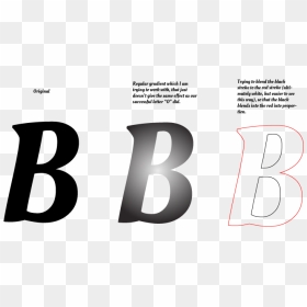 Test - Calligraphy, HD Png Download - black gradient png