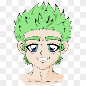 Anime Boy Face Transparent, HD Png Download - comic png