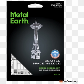 Metal Earth Space Needle Torony - Wieża Eiffla Do Składania, HD Png Download - space needle png