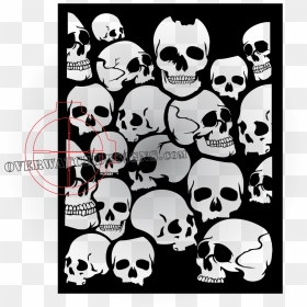 The Punisher Skull Stencil - Skull Pattern Stencil, HD Png Download - punisher skull png