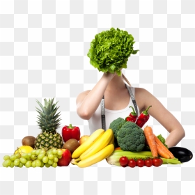 Transparent Fruits And Vegetables Png - Fruits With Girl Png, Png Download - fruits and vegetables png