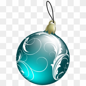 Hanging Christmas Ornaments Clipart Clip Free Download - Transparent Background Christmas Ornament Clipart, HD Png Download - hanging christmas ornaments png