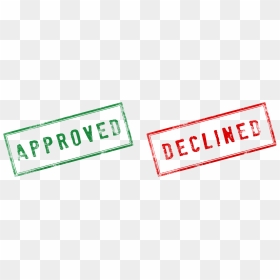Passport Stamp - Approved Denied, HD Png Download - passport stamp png
