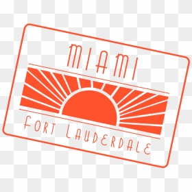 Transparent Miami Beach Clipart - Miami Passport Stamp Transparent Background, HD Png Download - passport stamp png