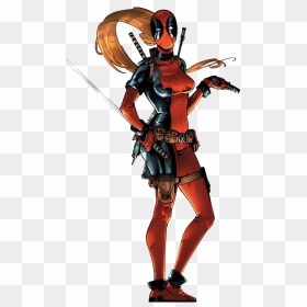 Lady Deadpool Comic Png, Transparent Png - comic png