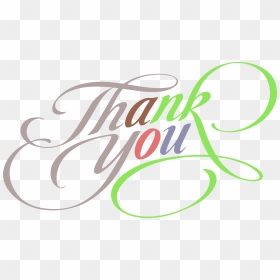 Thank You Colorful Fantastic Text Clipart - Thank You Images Hd Png, Transparent Png - thanks png