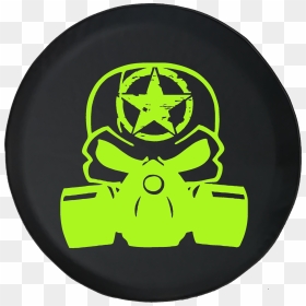 Punisher Skull Gas Mask Oscar Mike Zombie Military - 2019 Jeep Wrangler Spare Tire Cover Skull, HD Png Download - punisher skull png