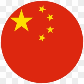 China Flag Png Transparent Quality Images - Round Chinese Flag Png, Png Download - korean flag png