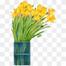 Image Royalty Free Library Narcissus Painting Daffodil - Watercolor Daffodil, HD Png Download - daffodil png