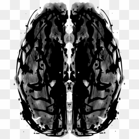 Ink Blot Brain Png, Transparent Png - ink blot png