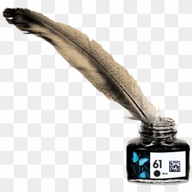 Quill - Ink Bottle, HD Png Download - quill png