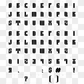 Western Fonts, HD Png Download - black skull png