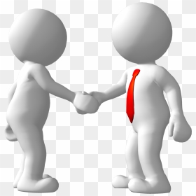 Pleased To Meet You - 3d Man Shaking Hands, HD Png Download - hand shake png