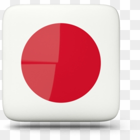 Glossy Square Icon - Circle, HD Png Download - japan flag png