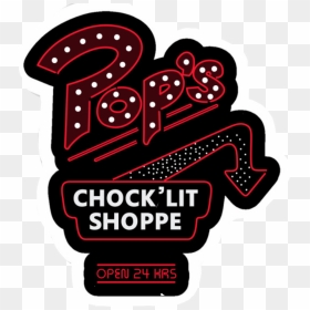 Pop"s Chock Lit Shoppe , Png Download - Pop's Chock Lit Shoppe Logo, Transparent Png - lit png