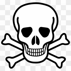 Toxic Clipart Hazardous Waste - Skull And Crossbones, HD Png Download - toxic png