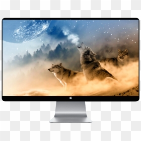 Transparent Wolf Howling Clipart - Wolf Howl Galaxy, HD Png Download - wolf howling png