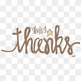 Give Thanks With A Grateful Heart Clipart Freeuse Library - Giving Thanks Clip Art, HD Png Download - thanks png
