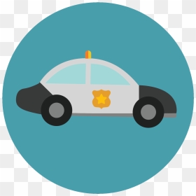 Free Police Car Icon - Car Icon Aesthetic Parking, HD Png Download - cop car png