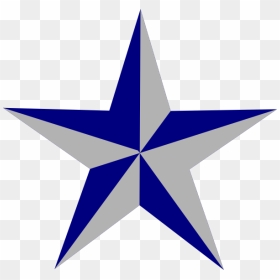 Navy Blue Star Clipart Clip Art Library Download Blue - Texas Star Clip Art, HD Png Download - blue star png