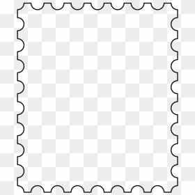 Stamp Template Png - Postage Stamp Outline, Transparent Png - passport stamp png