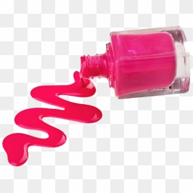 Nail Paint Png Free Image - Spilled Nail Polish Bottle, Transparent Png - nail polish png