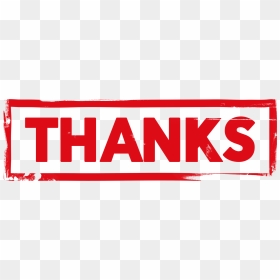 Thanks Stamp Psd - Carmine, HD Png Download - thanks png