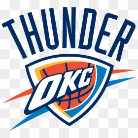 Oklahoma City Thunder Logo Transparent - Oklahoma City Thunder Logo Png, Png Download - thunder logo png