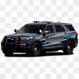 2020 Ford Utility Tblkit - Police Thin Blue Line Car, HD Png Download - cop car png