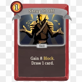 Slay The Spire Wiki - Slay The Spire Ironclad Defend, HD Png Download - shrug png