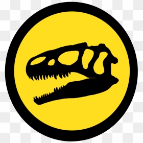Dark Jurassic Park Png Logo - Triceratops Logo Jurassic Park, Transparent Png - jurassic park png