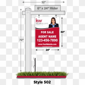 18 - Real Estate Signs 30 X 24, HD Png Download - hanging sign png