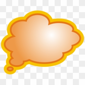 Golden Cloud Clipart Transparent, HD Png Download - message bubble png