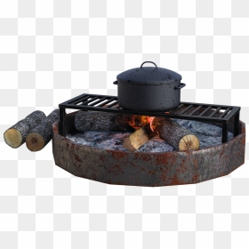 Cooking On Campfire Png, Transparent Png - fire pit png