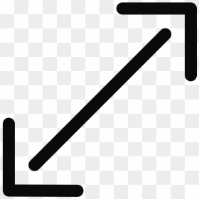 Arrow Double End Right Up Left Down, HD Png Download - double arrow png