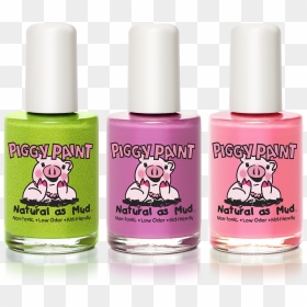 Piggy Paint Nail Polish Set - Piggy Paint Nail Polish, HD Png Download - nail polish png