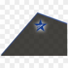Slide - Triangle, HD Png Download - blue star png