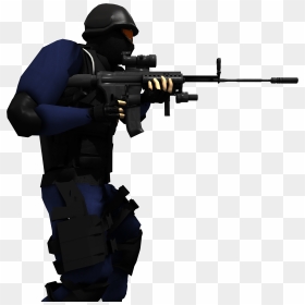 Swat Member 3d Model Blend - 3d Swat Model Png, Transparent Png - swat png