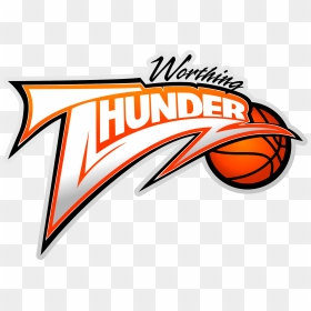 Transparent Basketball Transparent Png - Logo About Thunder For Cricket, Png Download - thunder logo png
