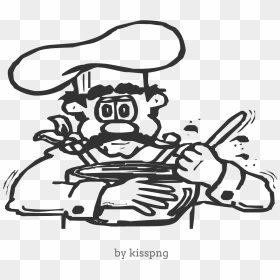 Cartoon Transparent Clipart - Chef Cooking Png Transparent Background, Png Download - cooking png