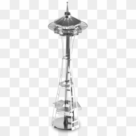 Metal Earth Architecture - Transparent Space Needle Png, Png Download - space needle png