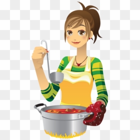 Cuisinière Png, Soupe - Cooking Animated, Transparent Png - cooking png