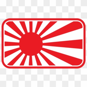 Japan Flag Sticker, HD Png Download - japan flag png